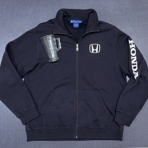 HONDA Zip up sweater jacket + matching coffee mug